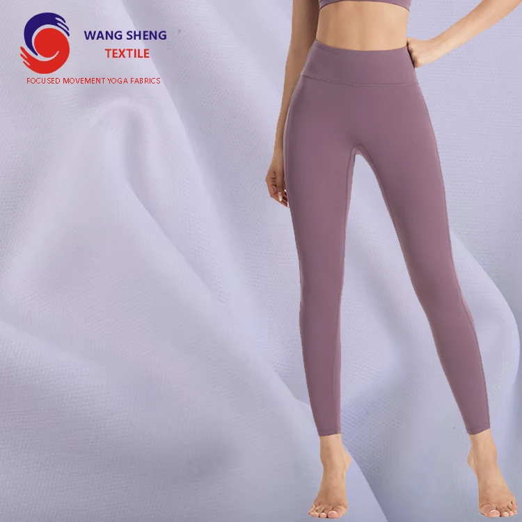 Factory Sale Knitted 120gsm Solid Color White 100% Polyester Interlock Fabric Sports T-Shirt