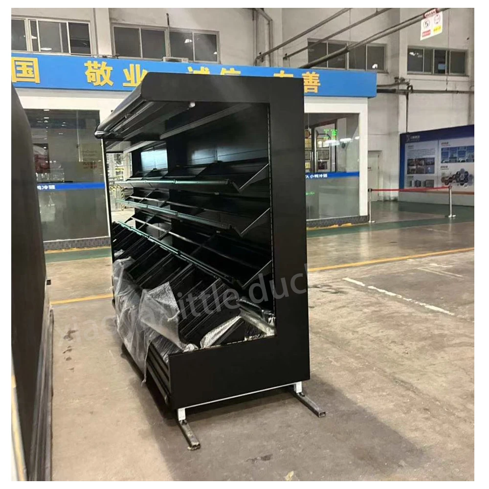 Vegetable Display Fridge Refrigerator Supermarket Open Vegetable Fridge Display For Fruits