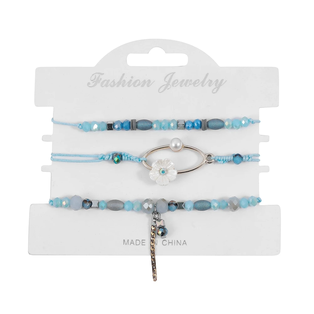 Factory Hot Selling Woven Bracelet Shell Pearl Bracelet Star Bracelet Birthday Holiday Gift