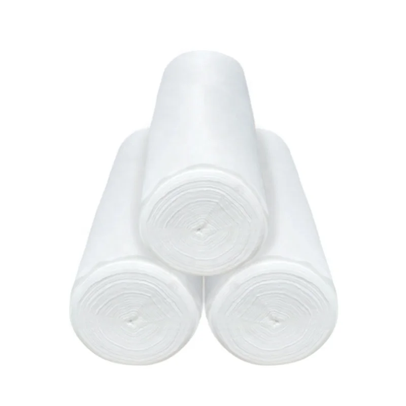 Plain Material For Washcloth Diaper Viscose All Polyester Fiber Spunlaced Non-woven Fabric Roll