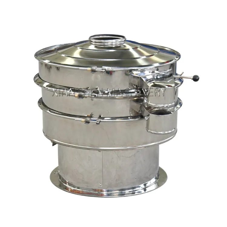 China Supply 304 Stainless Steel Round Sieve Separator Baobab Fruit Powder Sieving Machine Coffee Bean Grading Sieve