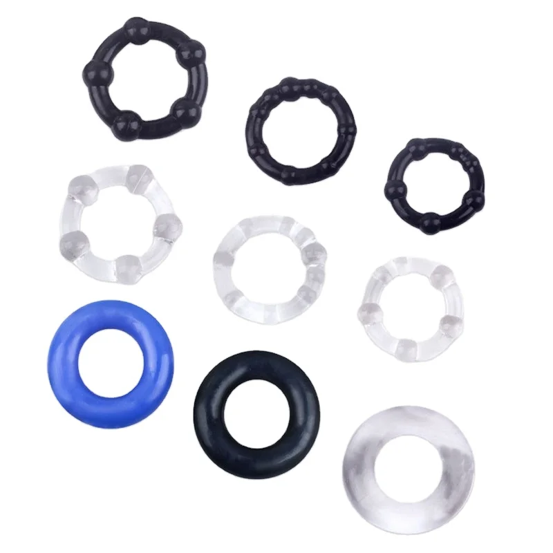3 pcs Delay Ejaculation Cocks Ring Male Penis Erection Stretcher Extender Erotic Penis Rings Sex Toys for Men Adult Sex Product