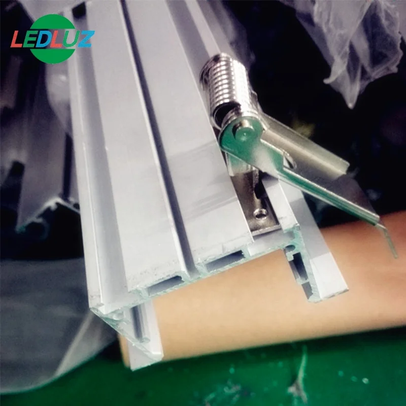 
90x35mm Big Recessed Linkable Aluminum LED Profile 