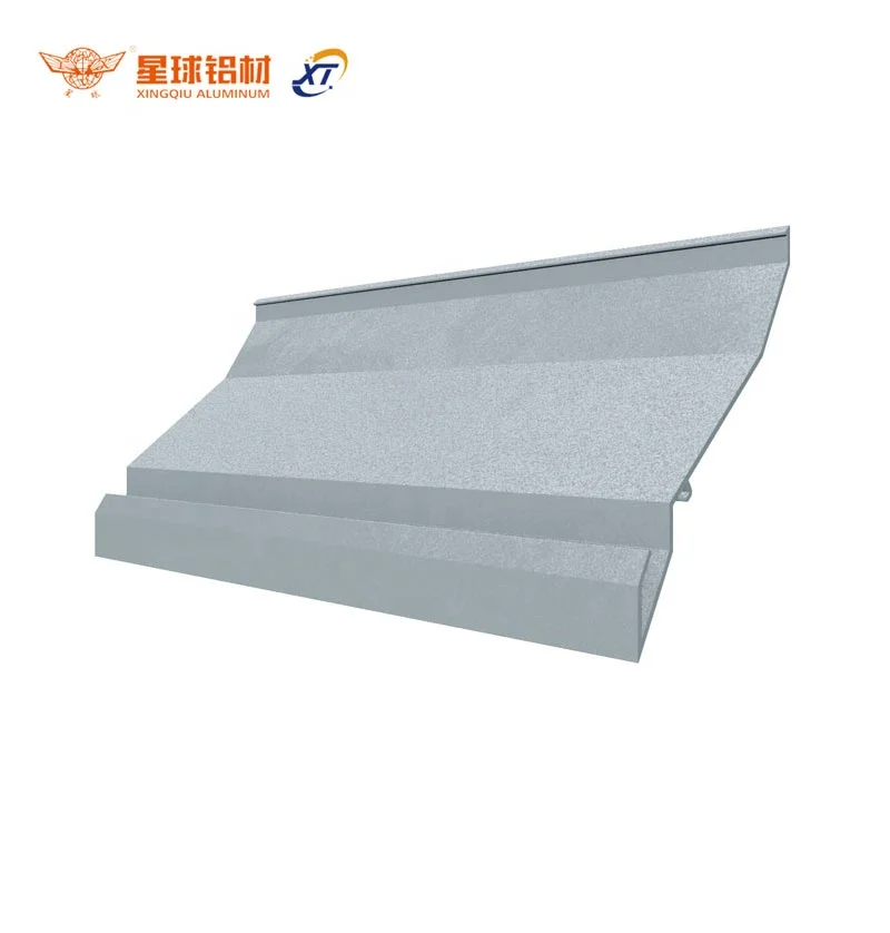 China Factory Customized Aluminum Extrusion Inverted Z Shape Louver Blades Storm Proof Horizontal 6063 Aluminum Slats of Shutter
