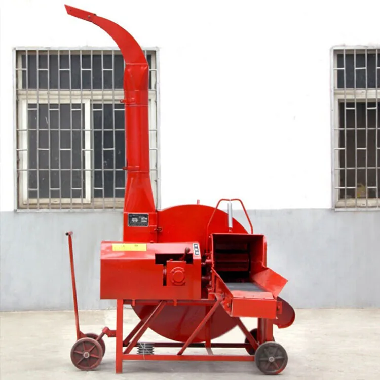In Stock Feed Pellet Chaff Cutter Straw Grass Line Hammer Mill Crusher Machine