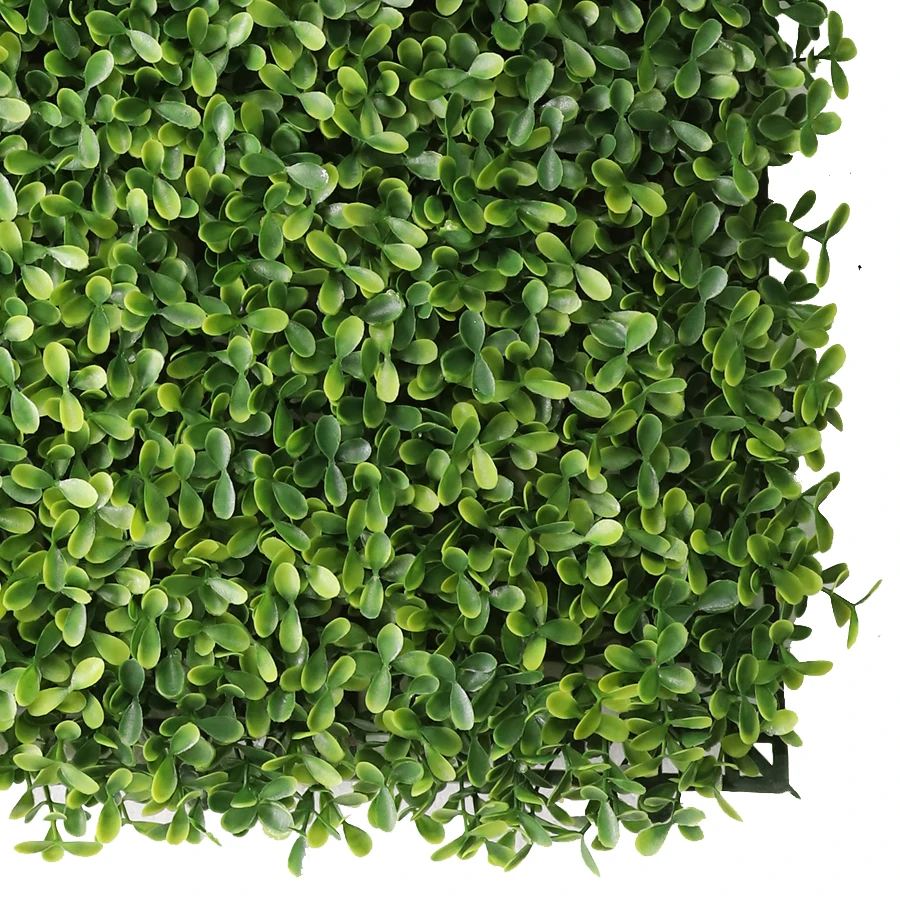 
Polymer uv protection plastic vertical greenery plant panel artificial leaves for fence hedge diy grass wall 