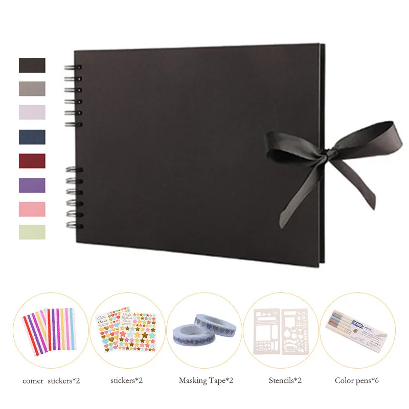 Лидер продаж фотоальбом «сделай сам» креативный горизонтальный Альбом для хранения галстуков-бабочек Фотоальбом Polaroid