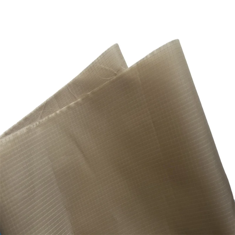 Eco-friendly Polyester Plaids PU Coated Ultralight Ripstop Kites Fabrics