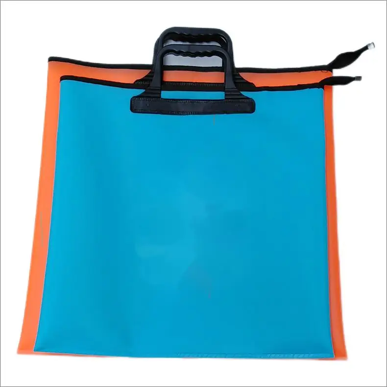 Protective And Keep Fresh Fishing Equipment Tote Bag Water Resistant PVC Mesh Fish Cooler Storage Organizer