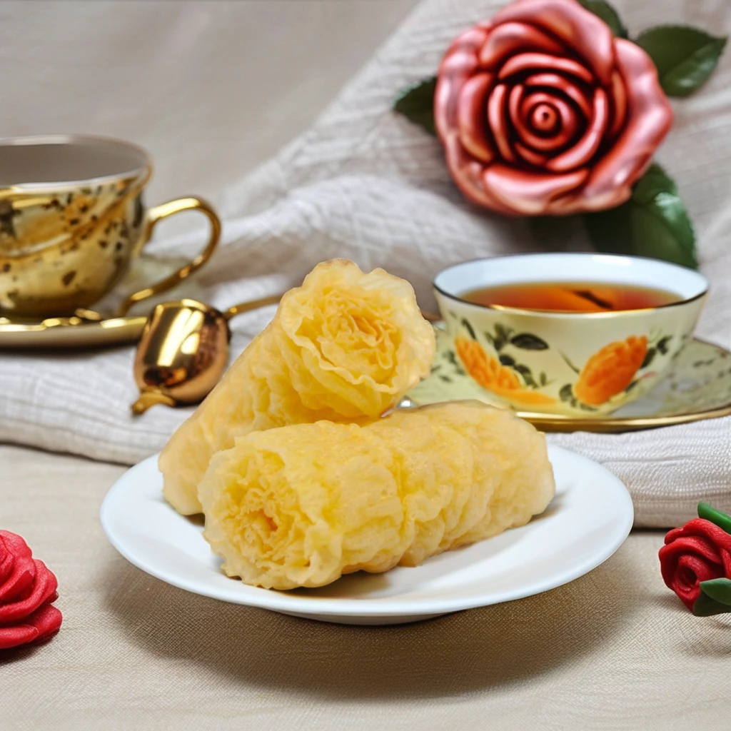 With fat sauce rice noodles to achieve ringing freedom FRIED BEAN CURD SKIN