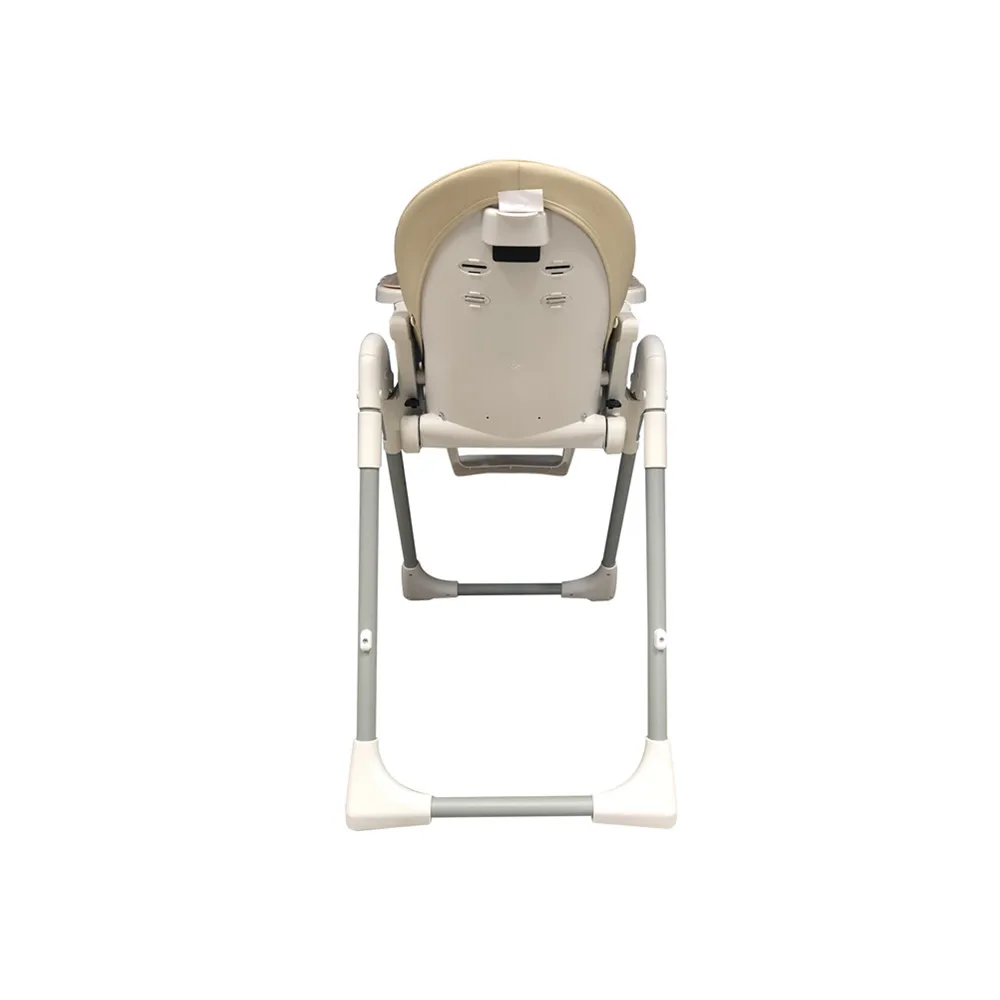 Quality guarantee folding restaurant removable invisible wheel design baby feeding chair