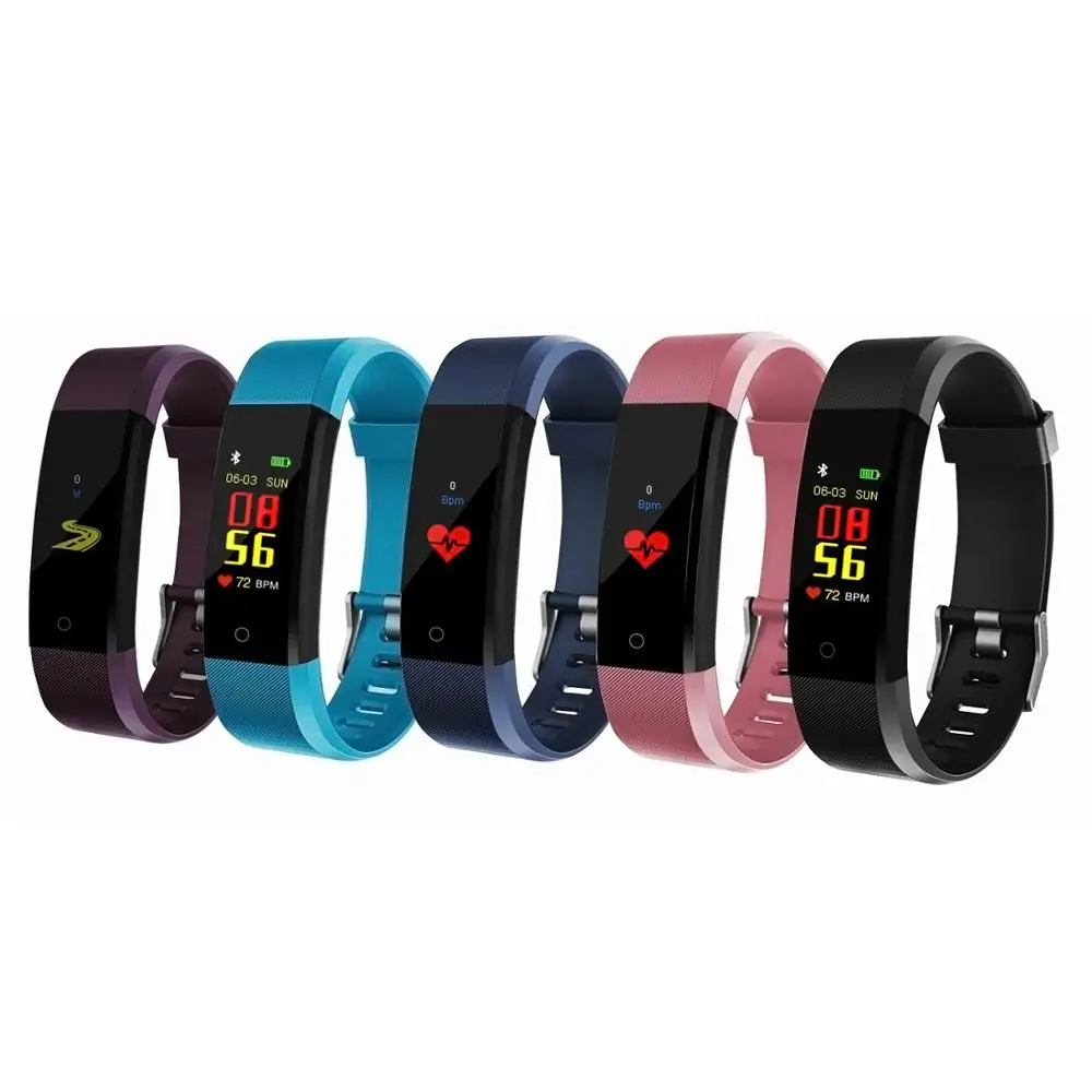 2020 Top Selling Fitness Tracker Heartrate waterproof wearable phone 115plus from sinophy