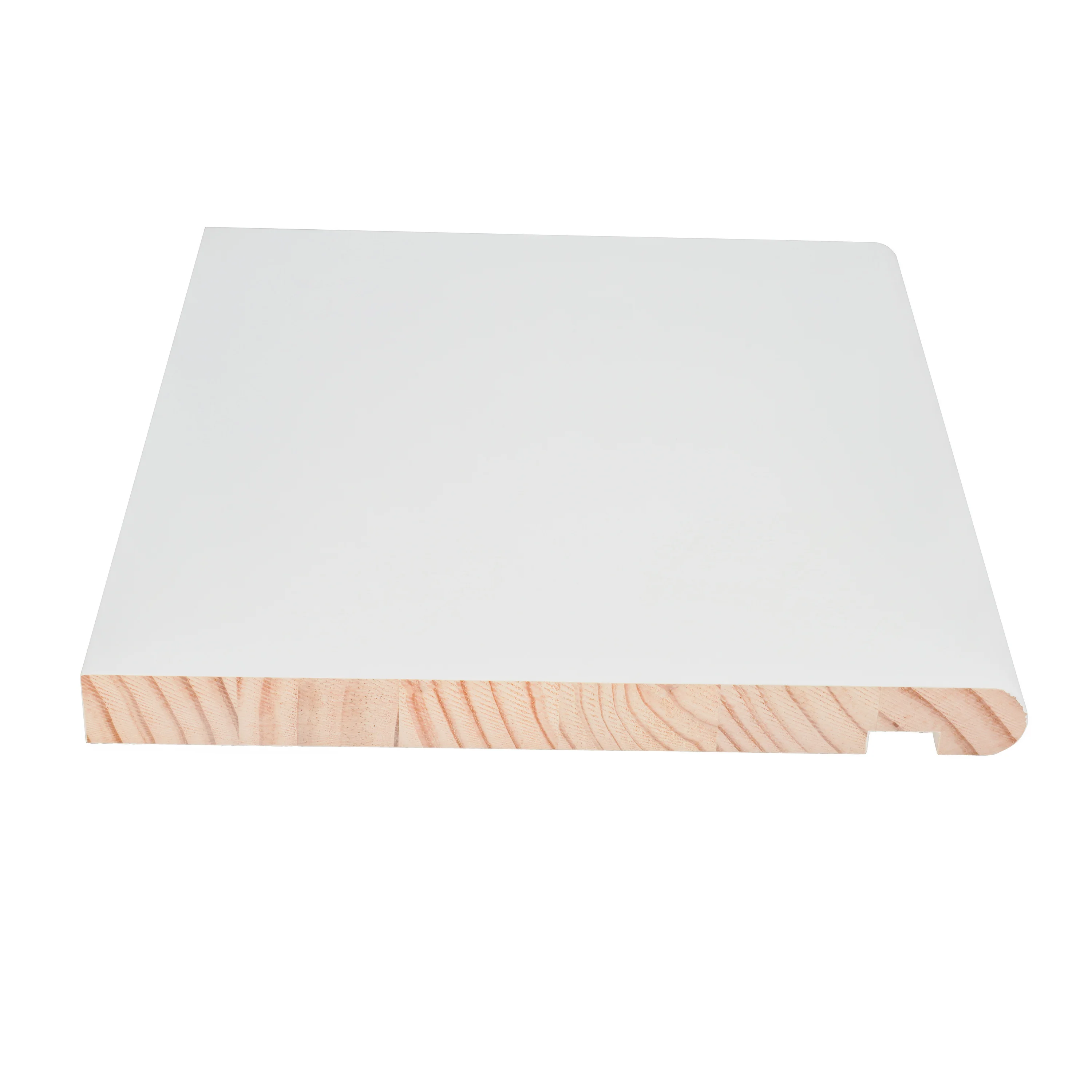 White Gesso Coating and Water-Based Primer Finger-Jointed and Edge-Glued Radiata Pine Solid Wood Window Sill