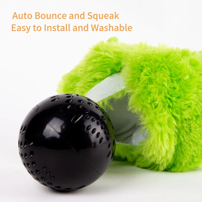 Pet Toys 2023 Interactive Movement Toys with Soft Plush Bouncing Squeaky Monster Cat Dog Pet Toy