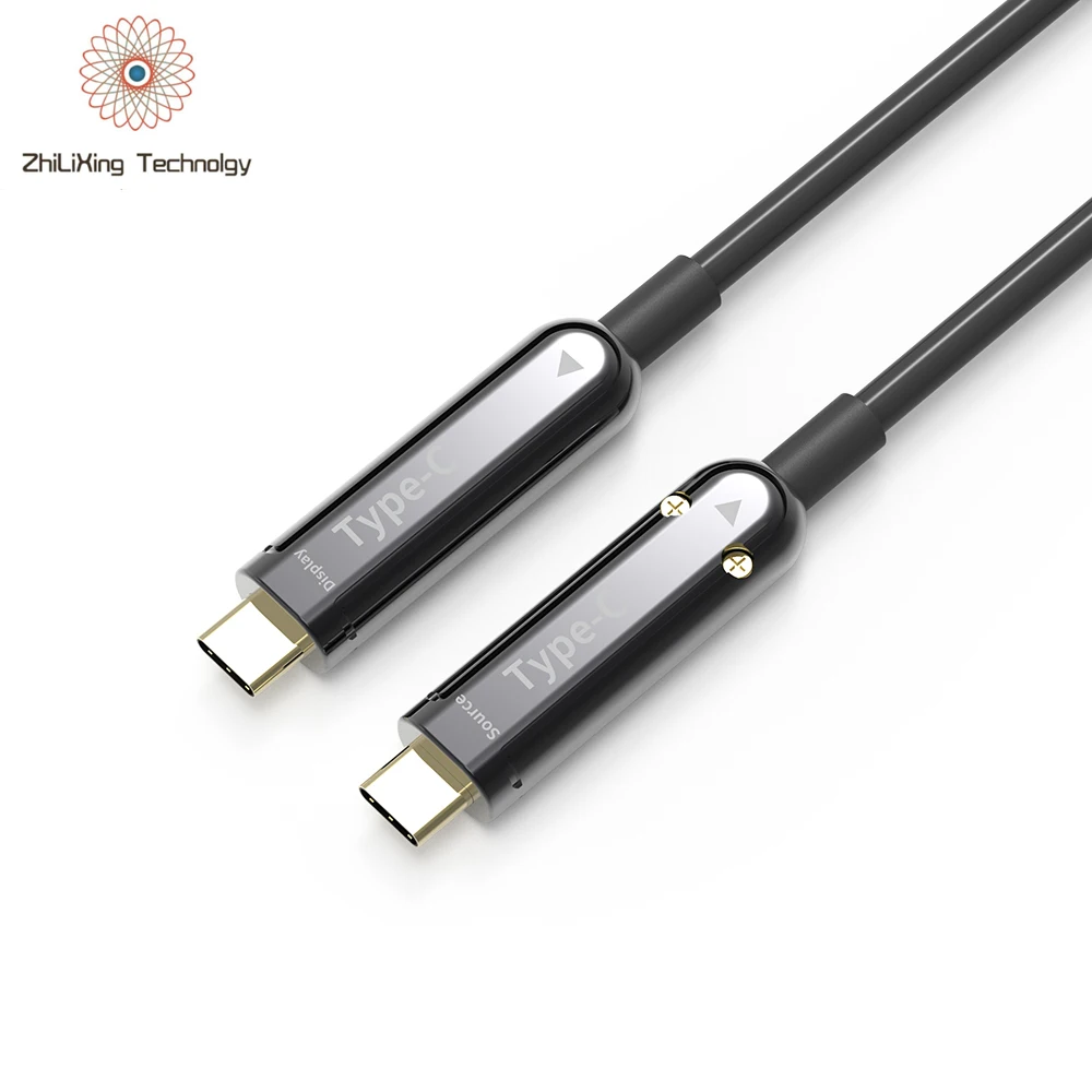 Волоконно-оптический кабель mini dp к dp 4k 120 типа c к type c usb c к usbc, 5 м, 10 м, 15 м, 20 м, 30 м, передача данных для зарядки