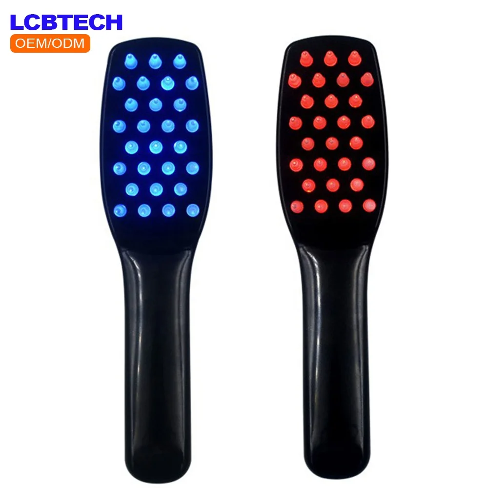 High Quality Electric Light Therapy Hair Massage IPL Care Charge Vibrate Hair Growth Brush Relax Scalp