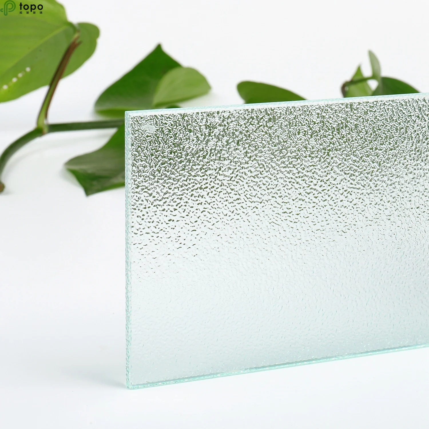 Guangzhou Factory Supply 6mm Clear Nashiji Wired Patterned Glass (CP-TP)