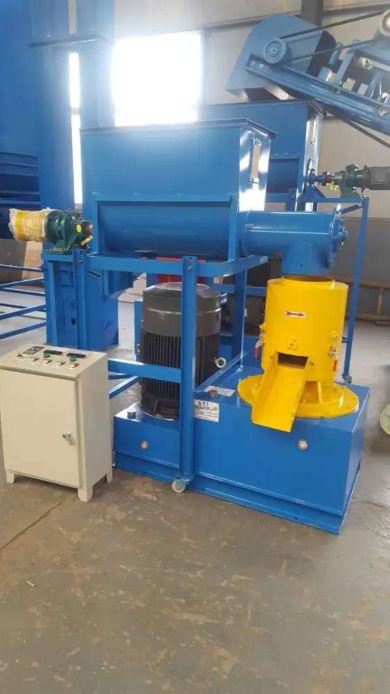 KAF-450 Wood press machine making wood pellets from sawdust