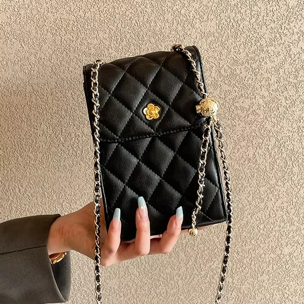 Женская сумка для мобильного телефона из воловьей кожи модный мини-мессенджер с цепочкой новый дизайн винтажный маленький размер