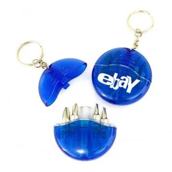 4-in-1 Screwdriver Tool Set Automobile Keychain
