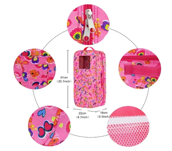 Amazing Girls 18 fashion girl dolls Accessory - Adjustable Travel Carrier for storage toys, clothes, diapers