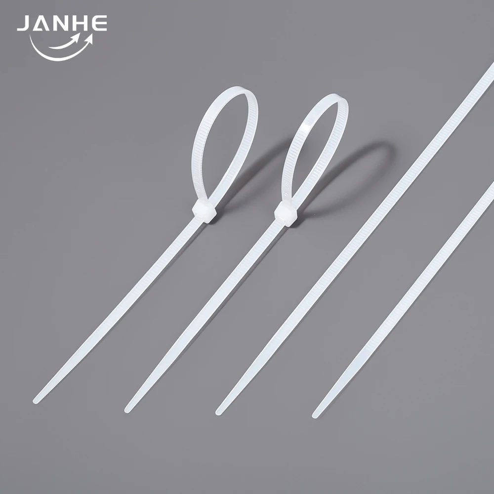 Modern design portable self locking knot cable ties flat nylon tie strips