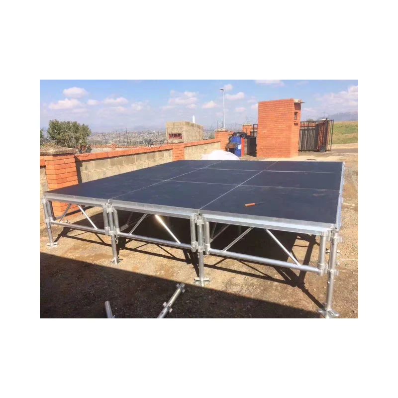 Sgaier assembling stage plywood portable stage for the concert event stages