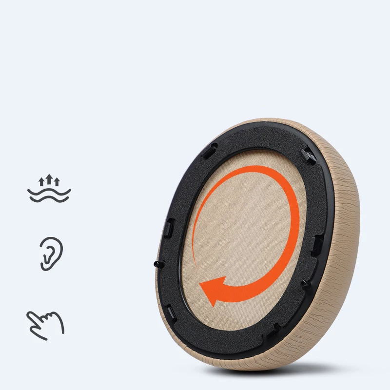 Replacement Ear Cushion Headphone soft sponge protein Leather Ear Pads Earpads for W820NB Headset