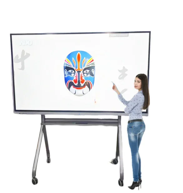 Interactive Whiteboard 4k Electronic Lcd 55 65 75 86 98 Inch Smart Board Touch Tv For Classroom