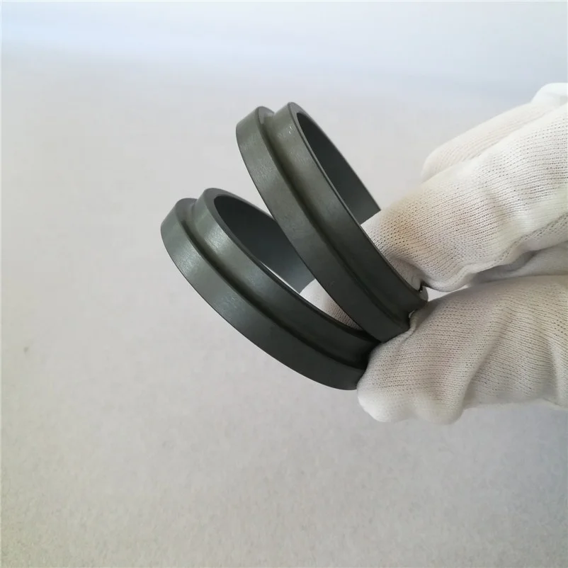 High precision wear resistance sic silicon carbide ceramic seal ring for water pump