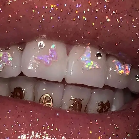 wholesale tooth gem kit with curing light and glue tooth jewelry gems kit tooth gem opal