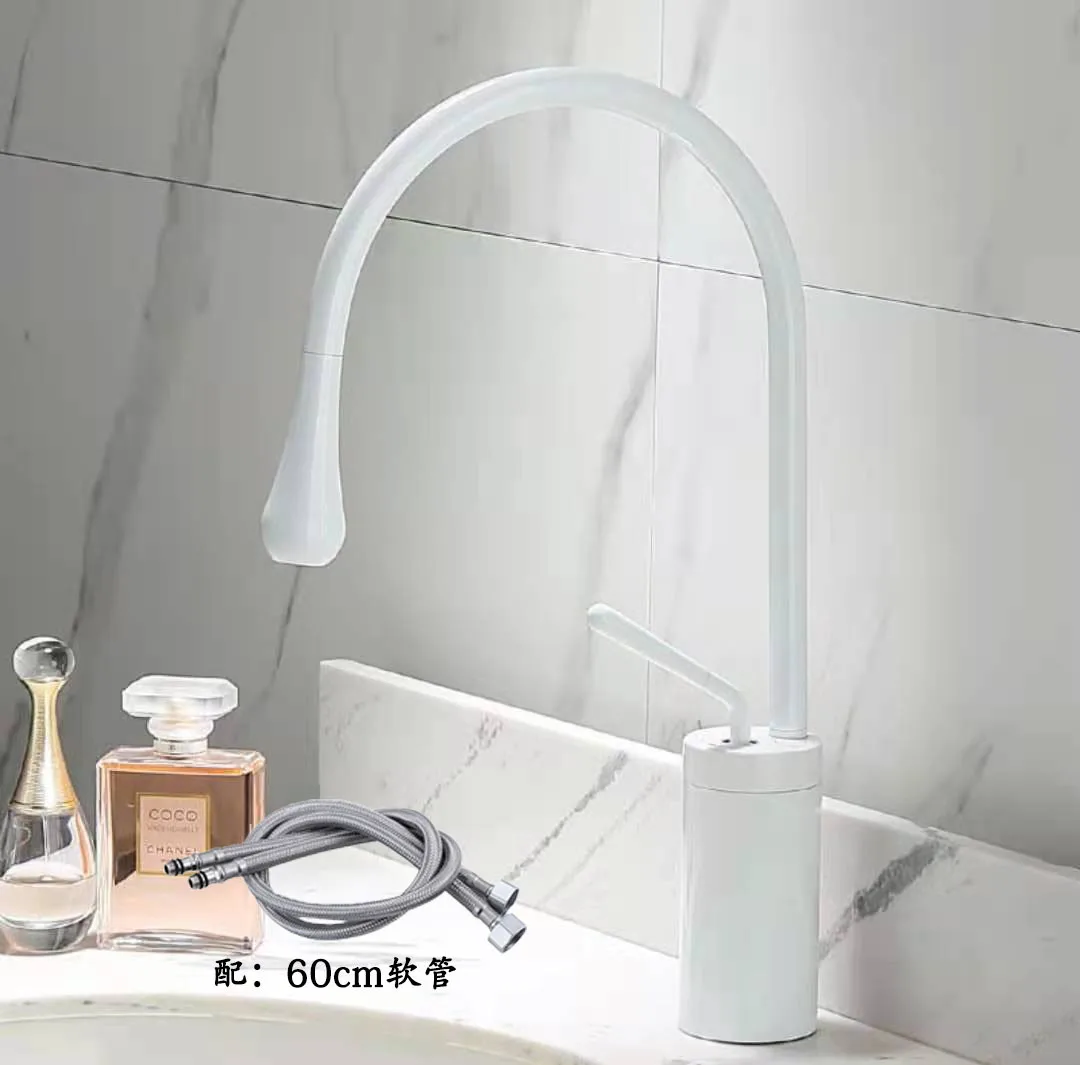 Hot Sale High Quality Premium Brass Basin Faucet Deck Mount Mixer Tap Hot and Cold Multi Color