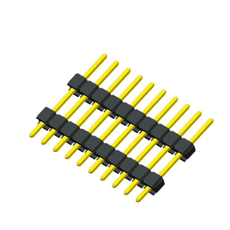 0.8 1.0 1.27 2.0 2.54 3.96 5.08 mm Pitch Straight Single Row PCB Connector Male Pin Header