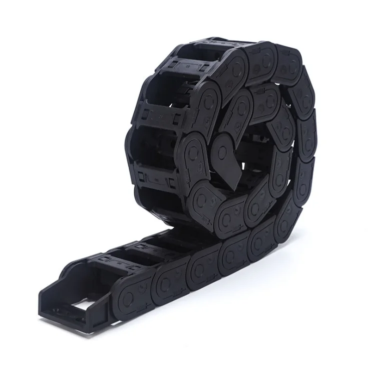 
T25 series 25*38 mm bridge flexible Electric Energy wire carrier protection nylon PA66 plastic towline cable Drag chain 