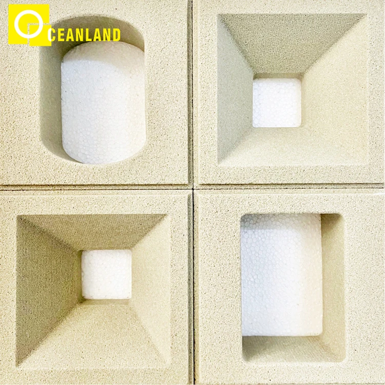 Foshan оптовая продажа яркий качественный дизайн уличный глиняный керамический полый кирпич