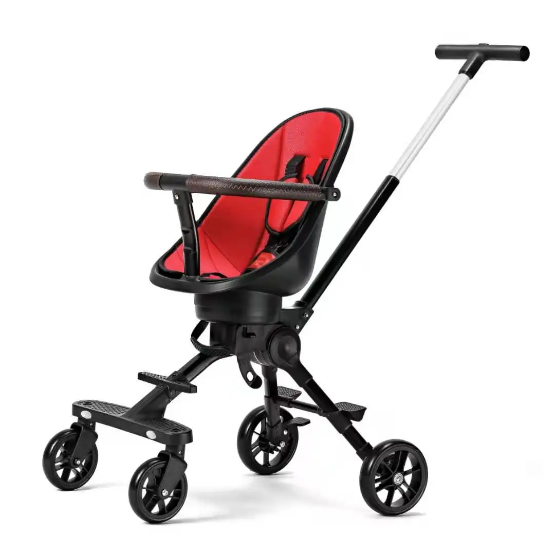 High Quality Baby Convertible Rider Easy Foldable Portable Kids Stroller Adjustable Multi-function Baby Stroller