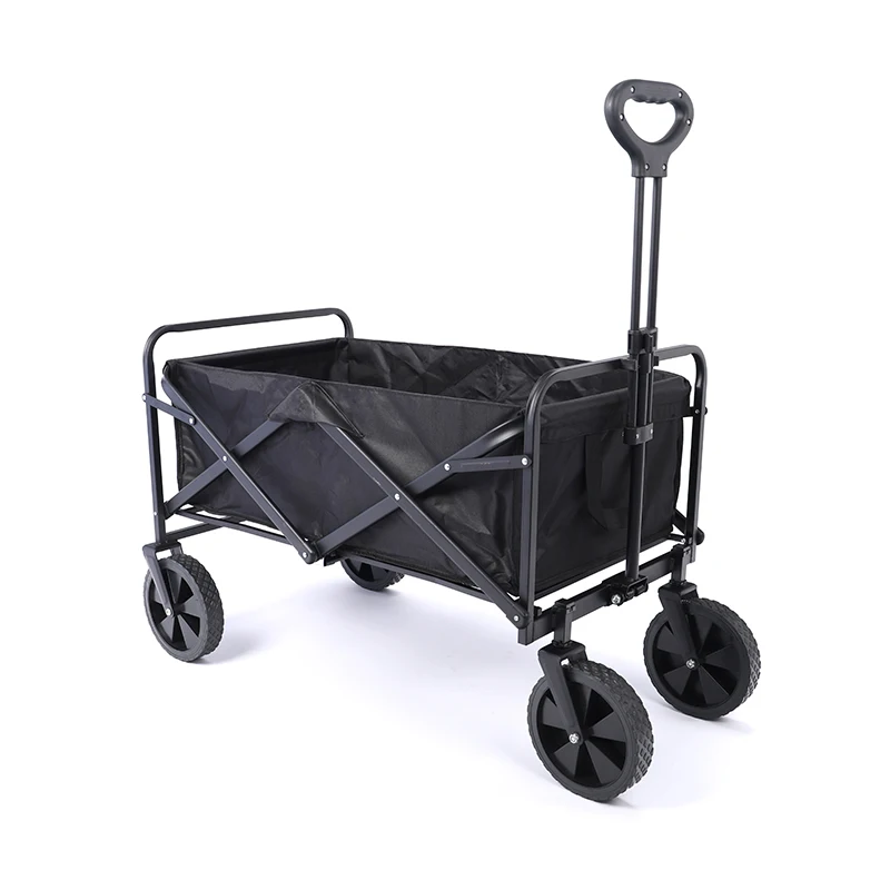 2024 Trolley Folding Wagon Cart Camping Cart Foldable Wagons carts 8 inch trolley for outdoor