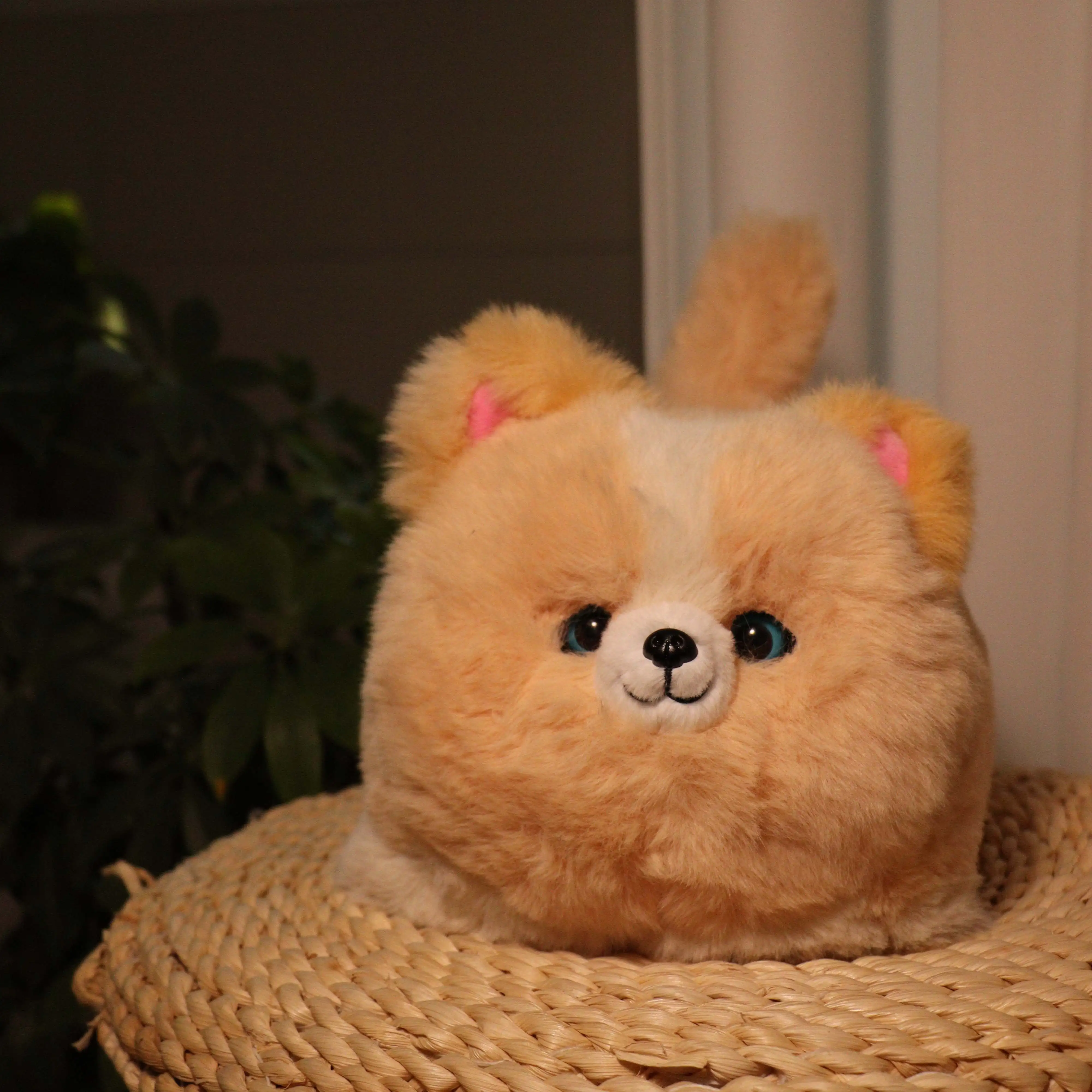 Hot Sale	soft best seller big size unattribute plush sound Embraced Corgi Dog talking toys stuff toys electronic plush toy