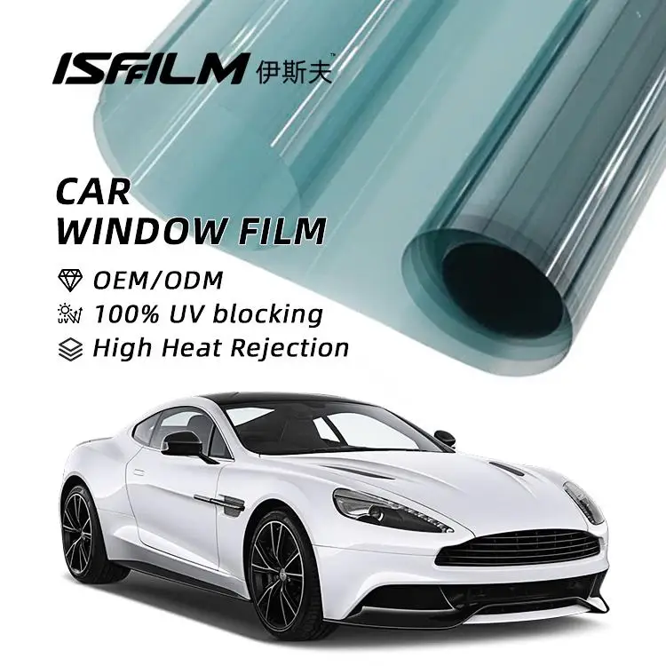 High Heat Resistant Supplier automotive anti-glare protection Car Glass Solar Nano Ceramic Tint Window Films