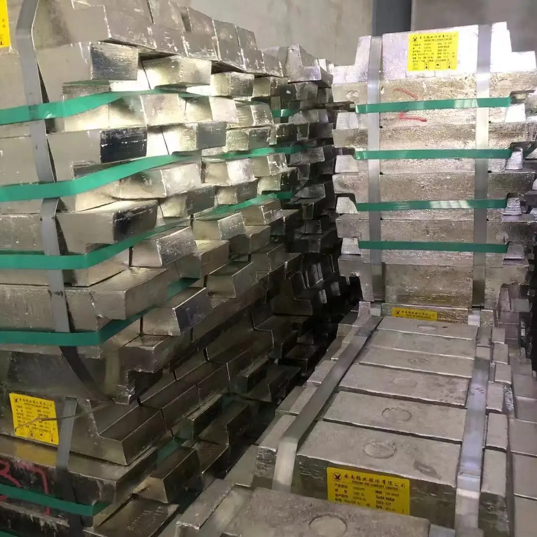 Tin Ingot 99.9%  Sn Ingot With High Quality,Pure Tin Metal Supply