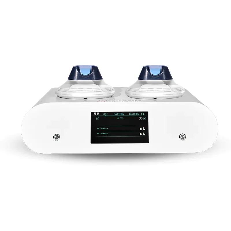 Portable 2 handles slimming electro magnetic muscle stimulation 2 Handles mini EMS machine home use muscle building stimulator