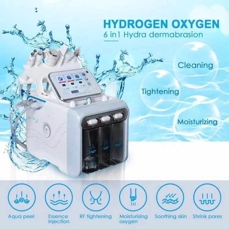 Water Peeling Oxygen jet deep cleaning microdermabrasion machine 8 in 1 H2O2 Aqua Facial Jet Peel oxygen jet facial skin care