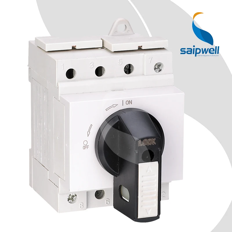 IP67 Outdoor NEMA 4X Waterproof  Long Arc Chambers 1000VDC 32A DC Fuse Electrical Disconnector