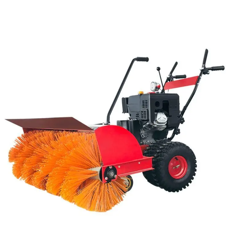 multifunctional sidewalk  mini snow sweeper tractor snow blower machines