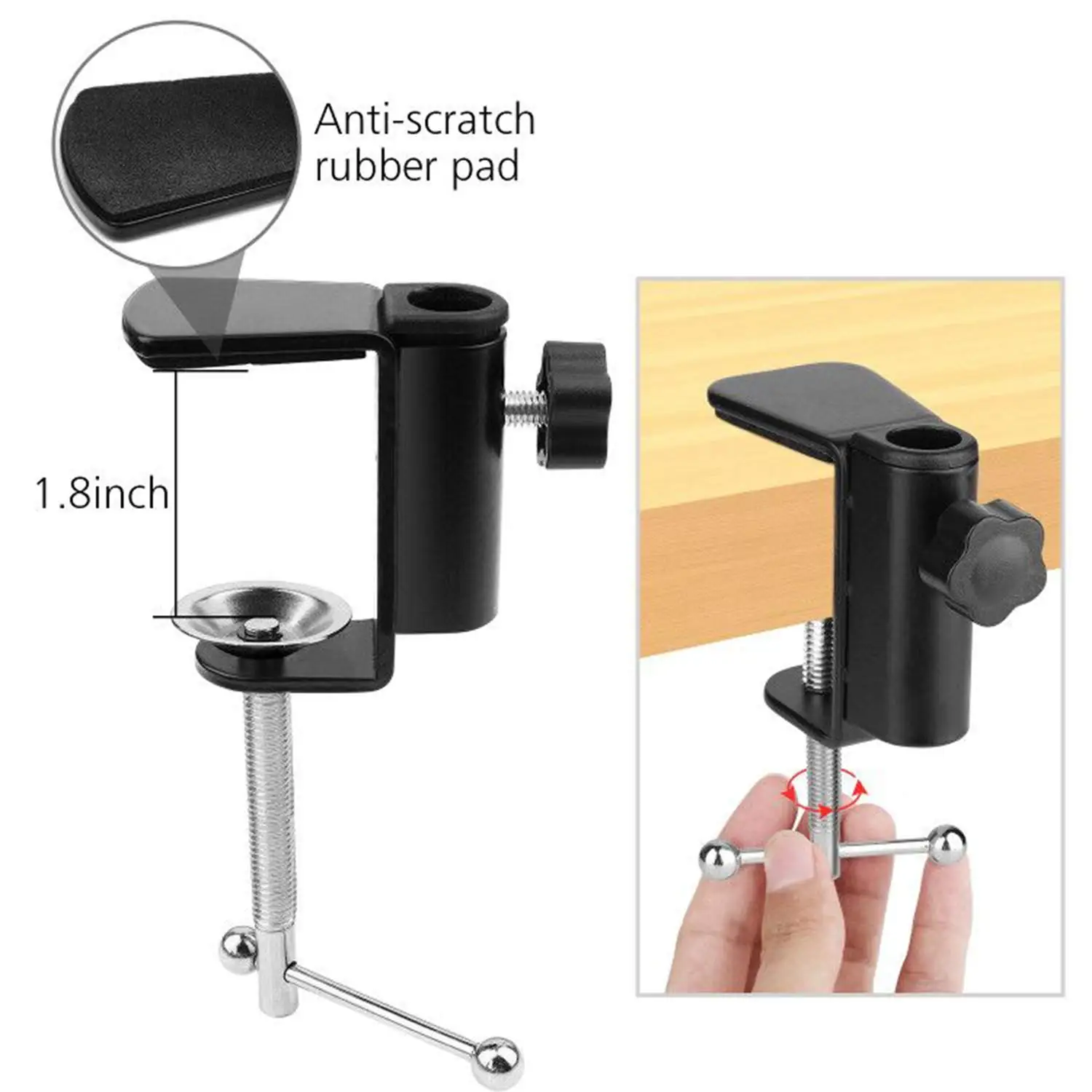 Overhead Video Stand Phone Holder Articulating Arm Mount Table Top Scissor Boom Arm Articulating Stand Tablet Phone Holder