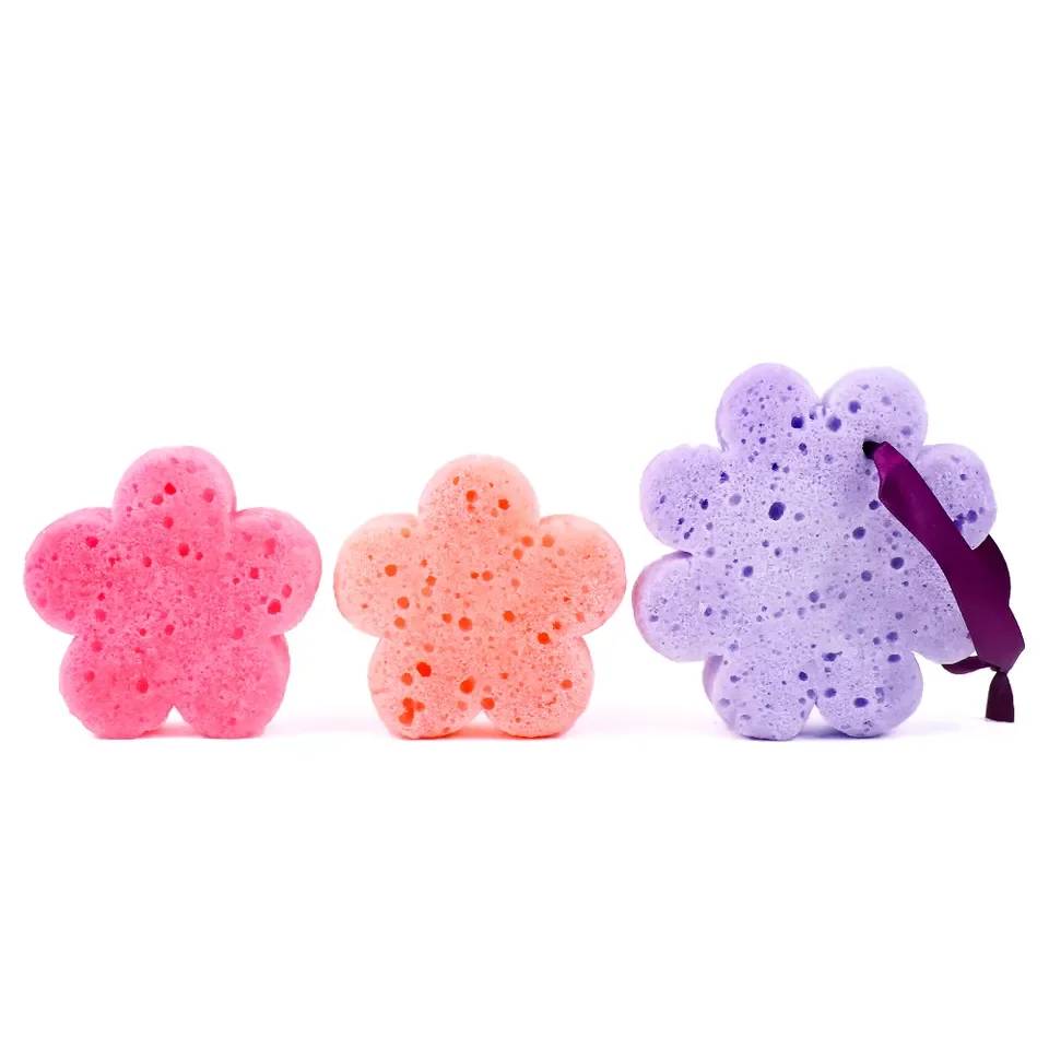 Customized Wholesale private label body wash Cleansing Shower Exfoliating Scrubber Bath Wash Soap Sponge