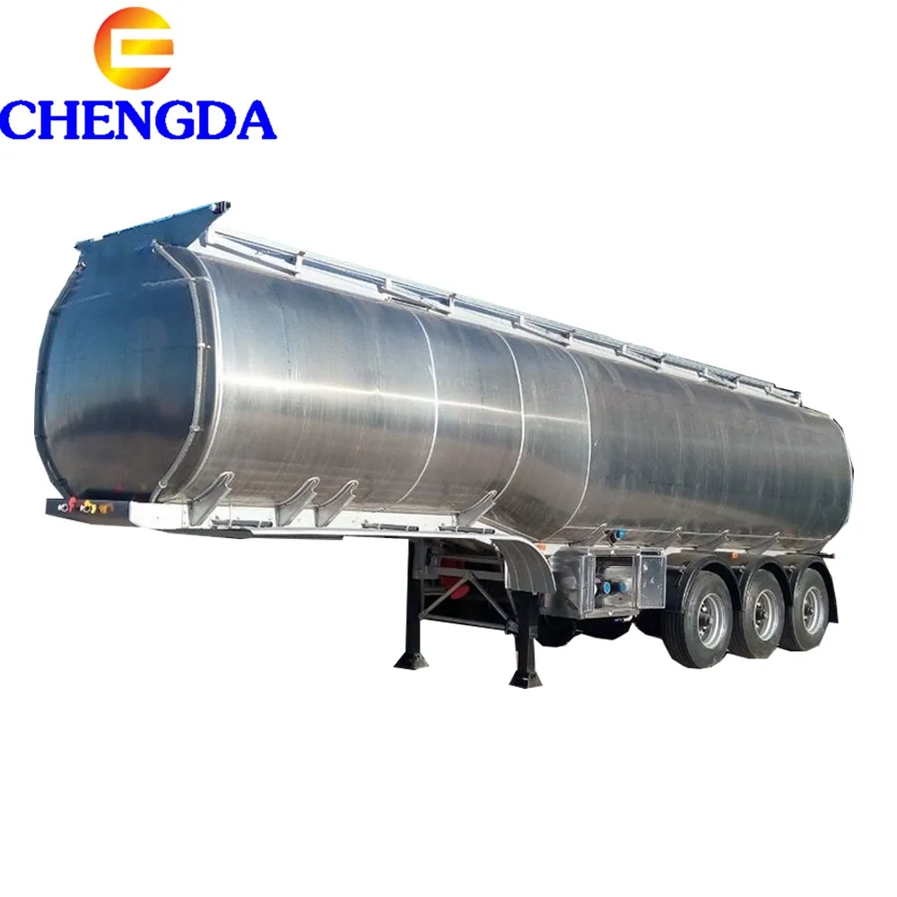 45000 liters aluminum alloy acid gasoline transport tank truck volume gas oil loading refueling jet fuel tanker trailer price