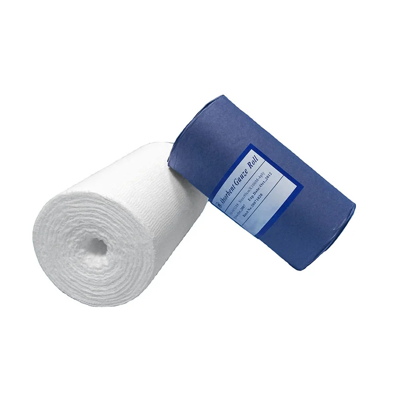 Organic cotton gauze roll absorbent gauze bandage for Hospital Surgery Dressing Gauze roll