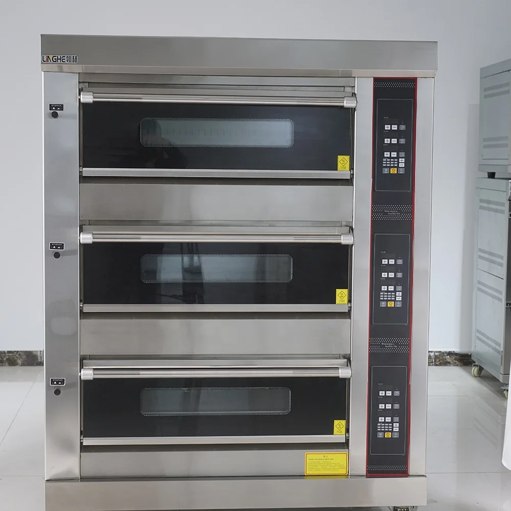 Furnace 1 Deck 1 Trays Commercial Intelligent Electric Deck Oven