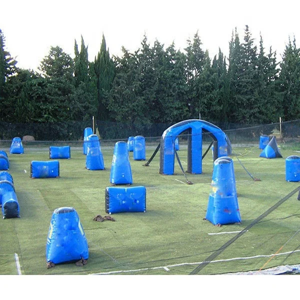 commercial sports equipment CS  inflatable paintball bunkers, gun inflatable paintball field for sale